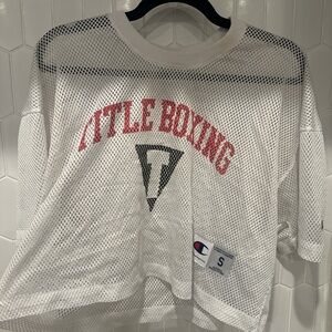 Champion White Mesh Title Boxing Tee